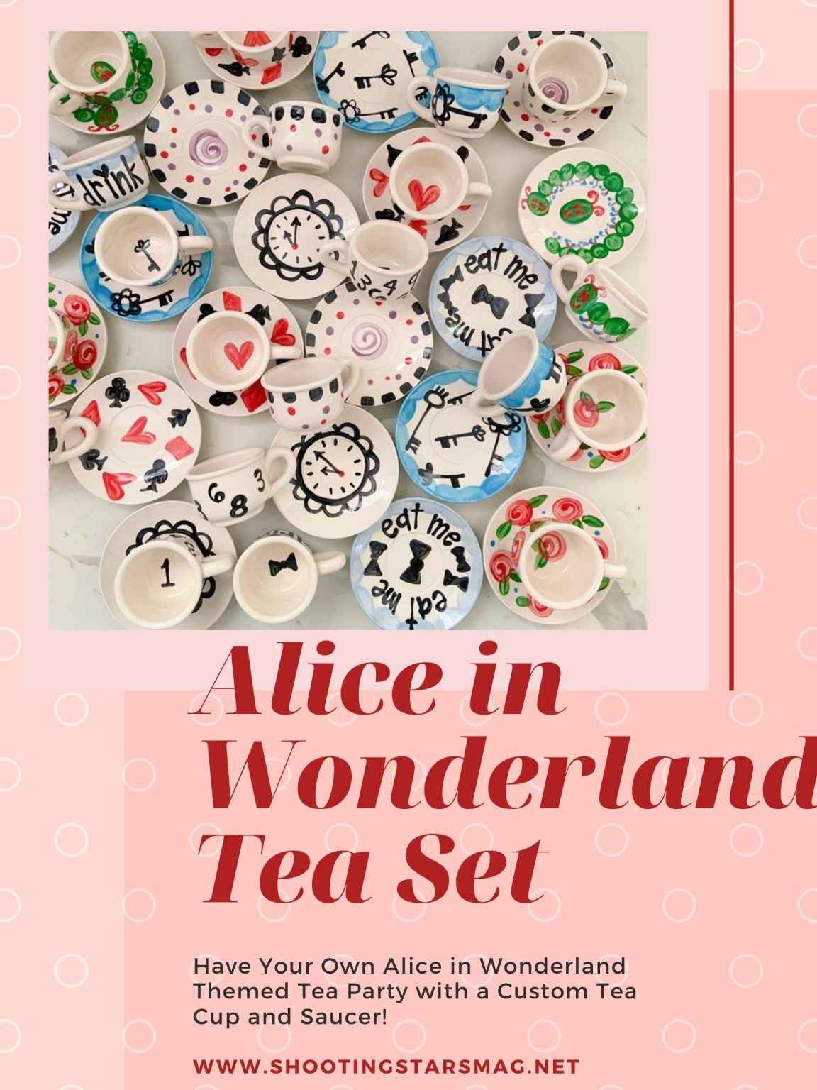 alice and wonderland tea sets